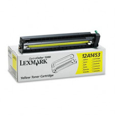 Lexmark Toner Optra Color 1200 Yellow Cartridge 12A1453 